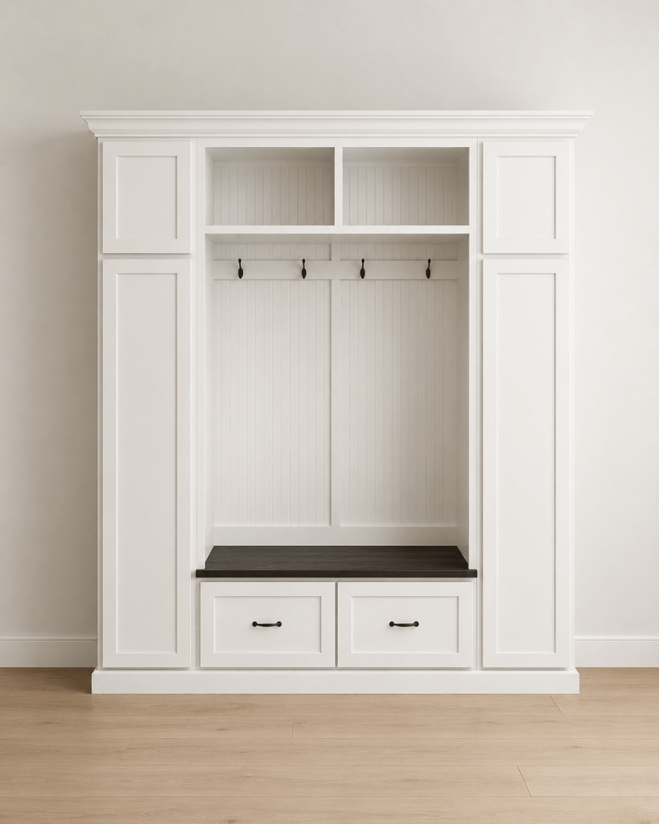 Oklahoma Hall Tree Bench – Mudroom Locker Storage Unit | Custom Entryway Furniture by Griffin Furniture