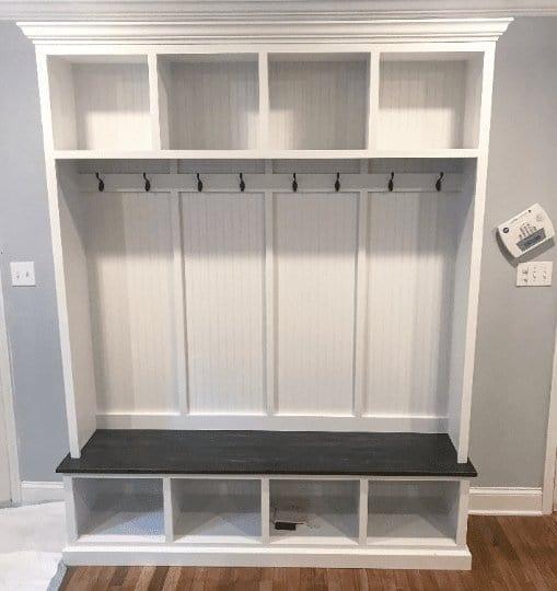 PENNSYLVANIA 4 section bench with storage