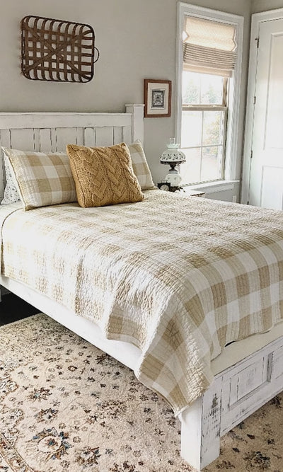 GROVELAND Low footboard wood bed frame.