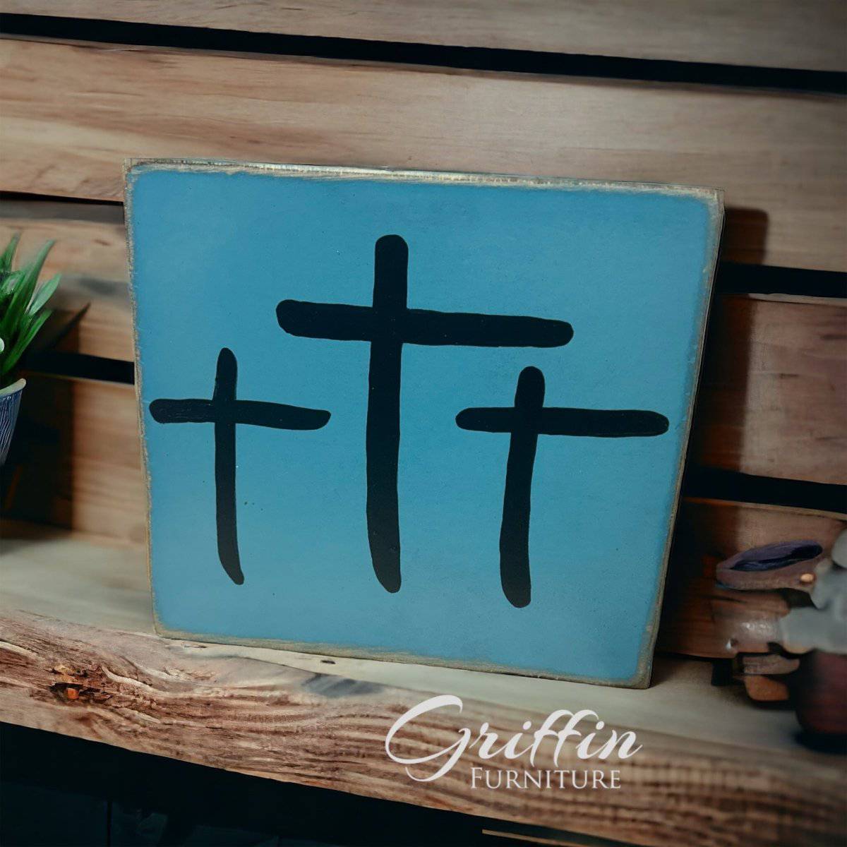 Rustic Wood Shelf Sign – Handmade Home Decor for Kitchen, Living Room, or Entryway | Farmhouse Style Wall Art
