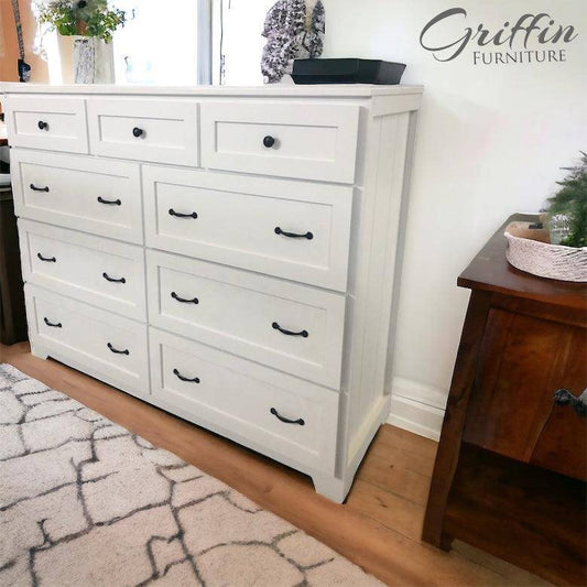 SAINT LOUIS solid wood dresser with drawers