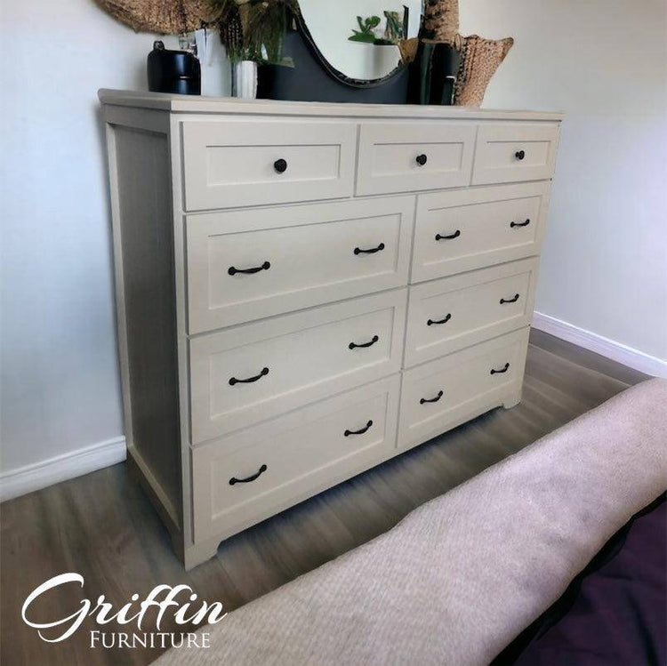 SAINT LOUIS solid wood dresser with drawers - Griffin Furniture