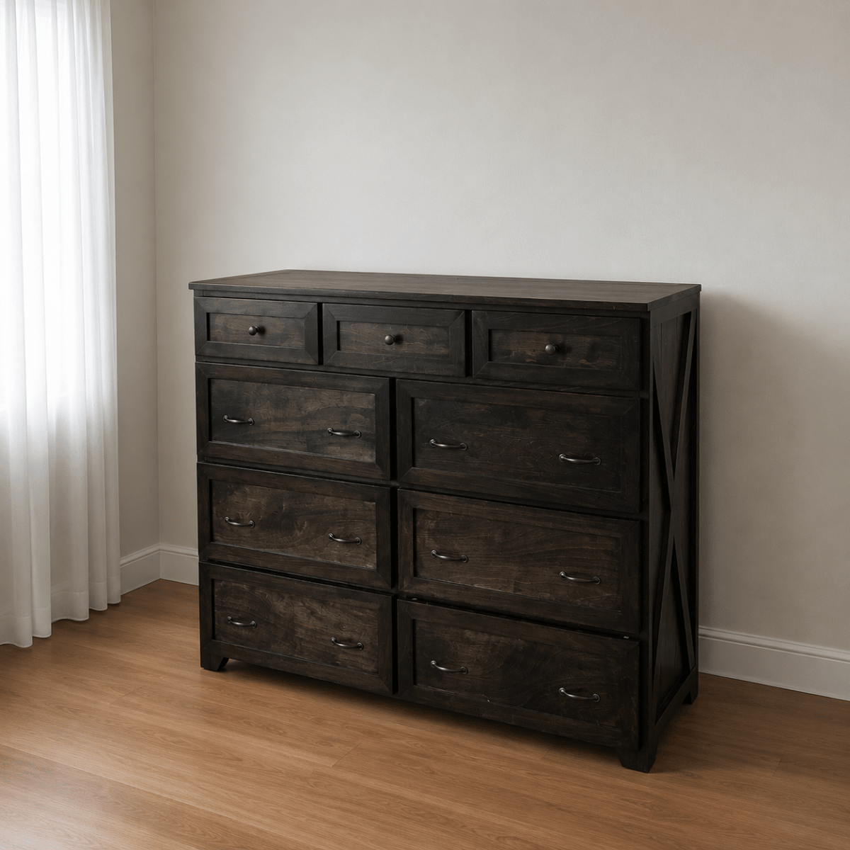 Saint Louis Wood Dresser with Drawers | Custom Farmhouse Storage | Handcrafted Bedroom Furniture