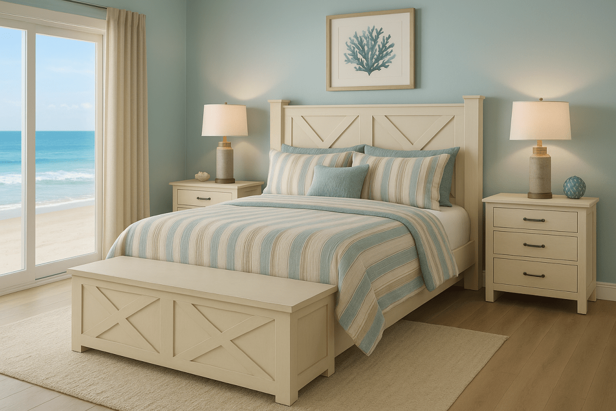 Yulee Barn Door Style Storage Bed Frame | King & Queen Sizes | Rustic Wood Platform Bed with Drawers