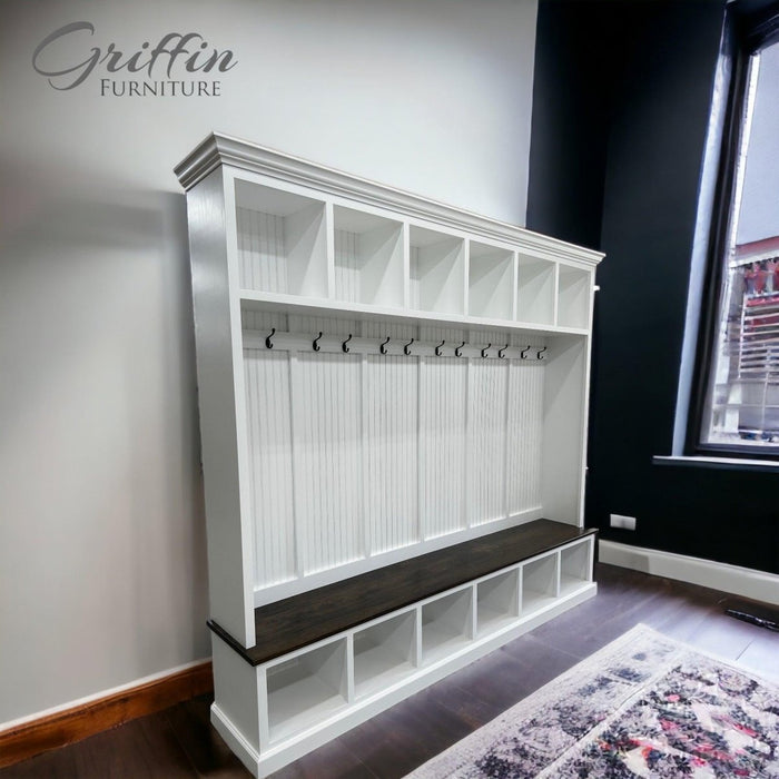 PENNSYLVANIA 6 section bench with storage - Griffin Furniture